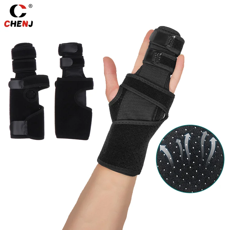 Belat jari Mallet bernapas tahan lama, untuk penjepit jari 2/3, Stabilizer untuk jari rusak Tendonitis 1 buah