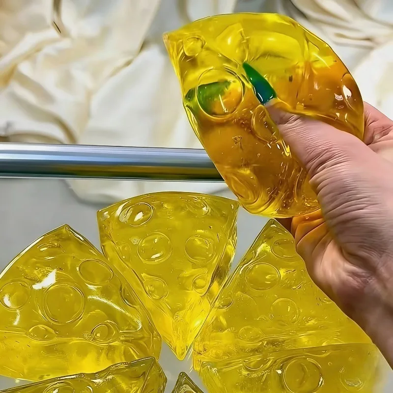 Juguete Blandito Sensorial de Mochi Cuadrado de Queso y Miel, Súper Suave y Divertido, Antiestrés, para Aliviar la Ansiedad, Juguete de Mano para Adultos, Adolescentes, Autismo, TDAH, Decoración para el Hogar y la Oficina, Regalos para Fiestas de Cumpleaños y Navidad, Venta al por Mayor, Dropshipping