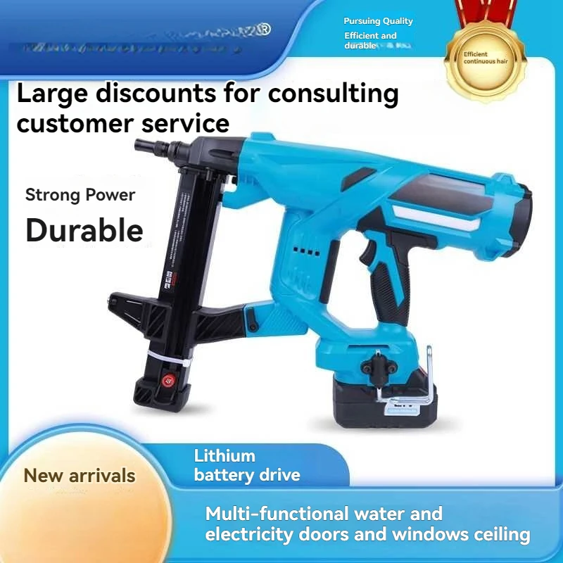 

Toua DCCN40B Battery Nail gun Cordless Lithium electric drive Steel Nail gun Uesd For Battery Actuated Fastening Tool Concrete