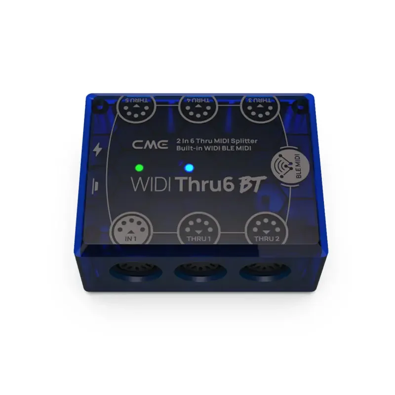 U6MIDI Wired Thru6 BT Bluetooth Wireless MIDI Keyboard I/O Routing Interface Port