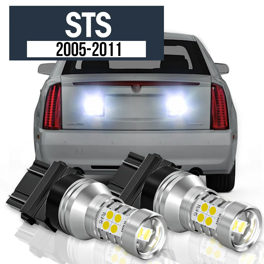 

2pcs LED Backup Light Reverse Lamp Canbus Accessories For Cadillac STS 2005 2006 2007 2008 2009 2010 2011