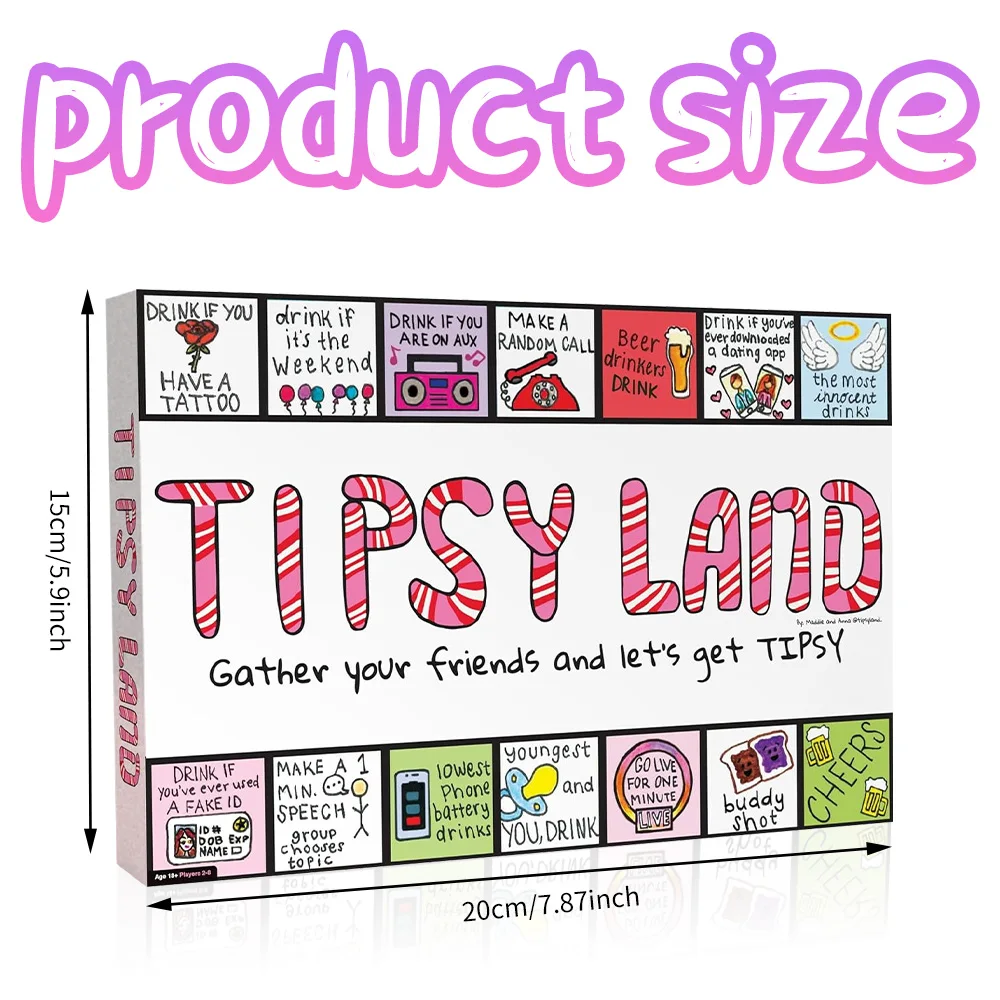 مجموعة ألعاب لوح بطاقات الحفلات، أصدقاء العائلة، شريط الحفلات المنزلية، شاي بعد الظهر، دعائم تفاعلية ممتعة للترفيه، هدايا المهرجانات