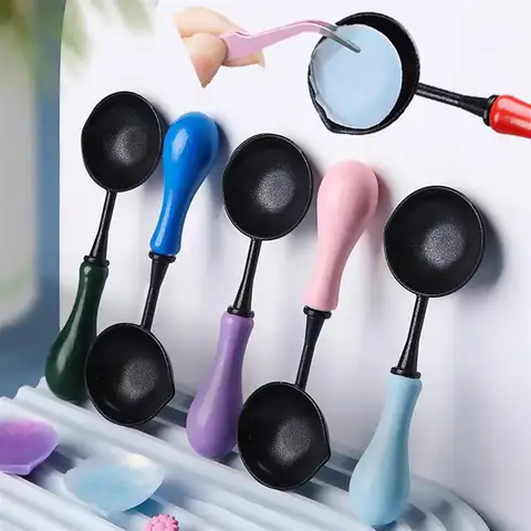 나무 손잡이가 있는 노스틱 씰링 왁스 스푼 프로스팅, 왁스 스탬프 도장 가열 래커 왁스 도구, 점착 방지