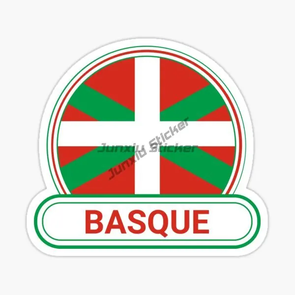 

EUSKAD BASQUE Map Car Sticker Motorcycle Car Accessorie Self-adhesive Reflect Light Decal
