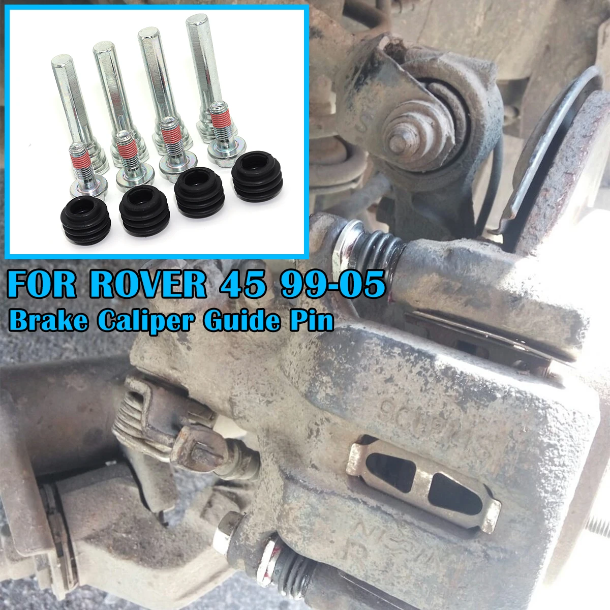 

FOR HONDA INSIGHT 2009-2012 2013 2014 Brake Caliper Cylinder Slider Guide Pin For Disc Housing Bolt Rubber Bushing Boot Seal Kit