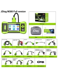 New Arrival JDiag M300 Motorcycle Diagnostic Scanner Helps the Technician to Diagnose Problems and Make Repairs Faster