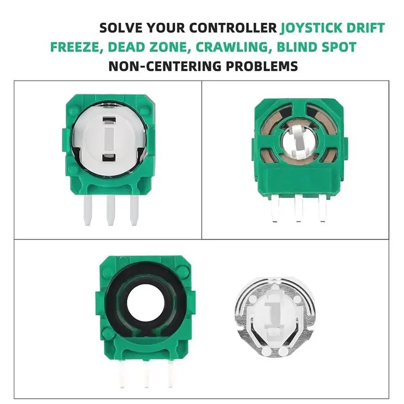 ABJF-Joystick Módulo Sensor Analógico Módulo de Resistor Sensor Analógico Joystick Potenciômetro 2K3 Ohm Substituição