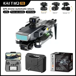 2024 nuovo KAI TWO Pro Drone GPS Gimbal a tre assi EIS Brushless 360 ° Laser evitamento ostacoli 4K HD fotografia aerea Dron 1200M