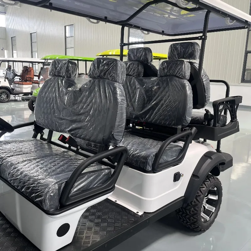 Back-to-Back 5-6 Seat Electric Off-Road Vehicle 72V 14-Inch Tires CE Certified Customizable 500kg+ 150mm Ground Clearance