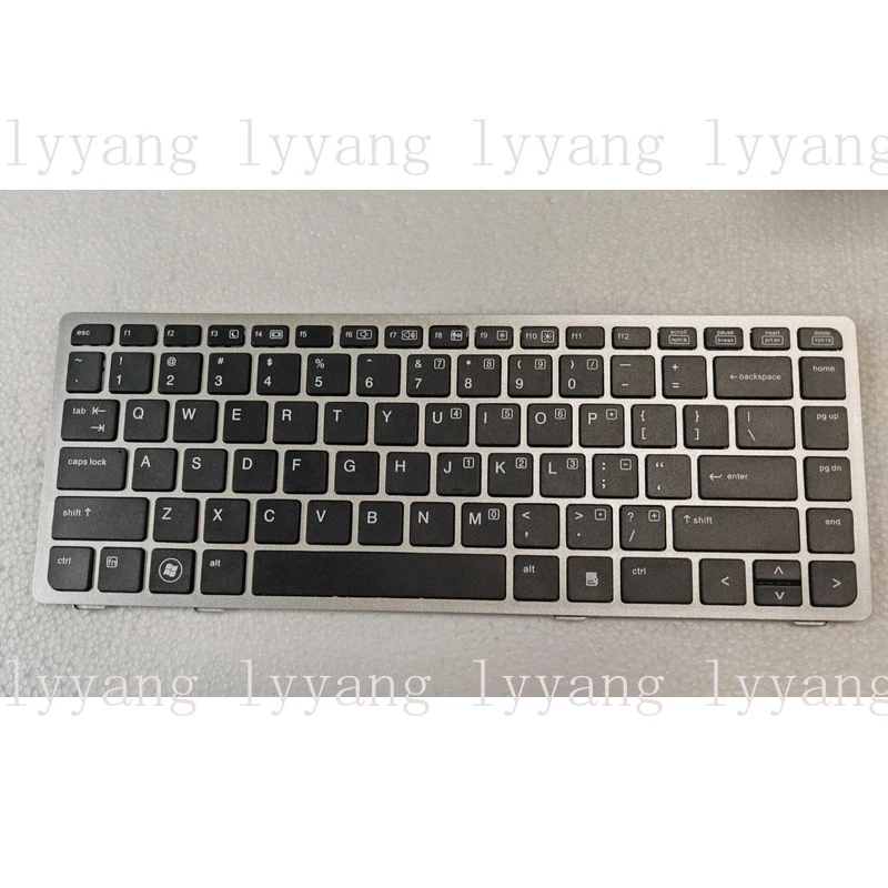 f  New FOR HP EliteBook 8460p 8460w 8470p 8470w 6460b 6465b US keyboard NO Point