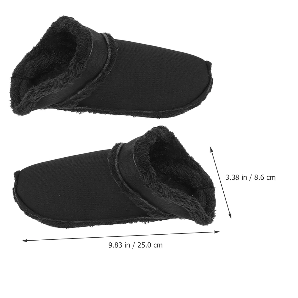 Removable Cotton Covers Winter Warm Shoe Inserts Slippers for Women Plush Hole Man Mens Sandals