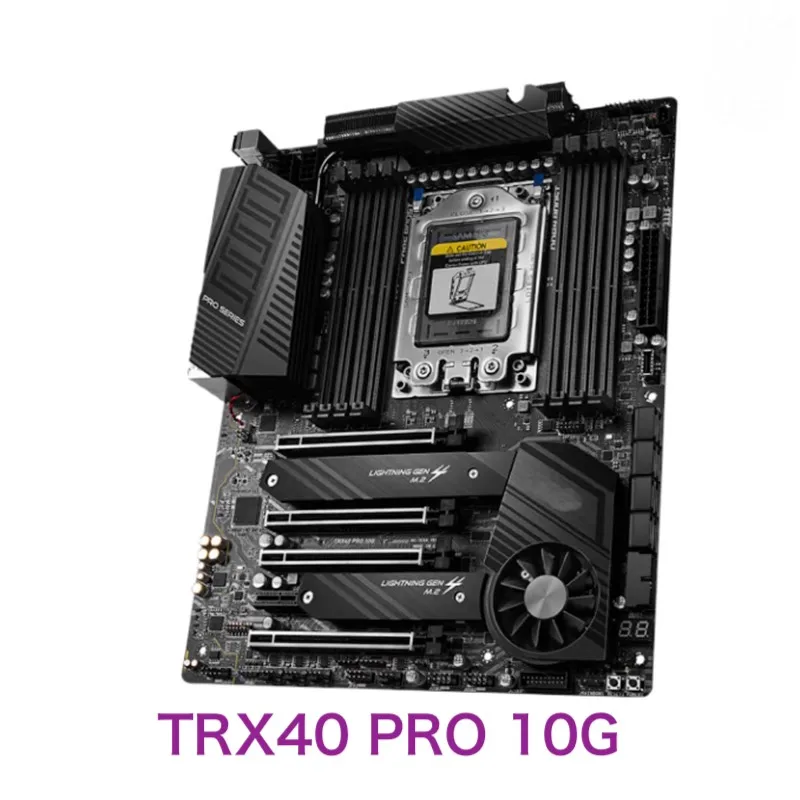 Placa-mãe para MSI, TRX40 PRO, 10G, 256GB, DDR4, ATX, 100% testado, OK, totalmente funcional, frete grátis