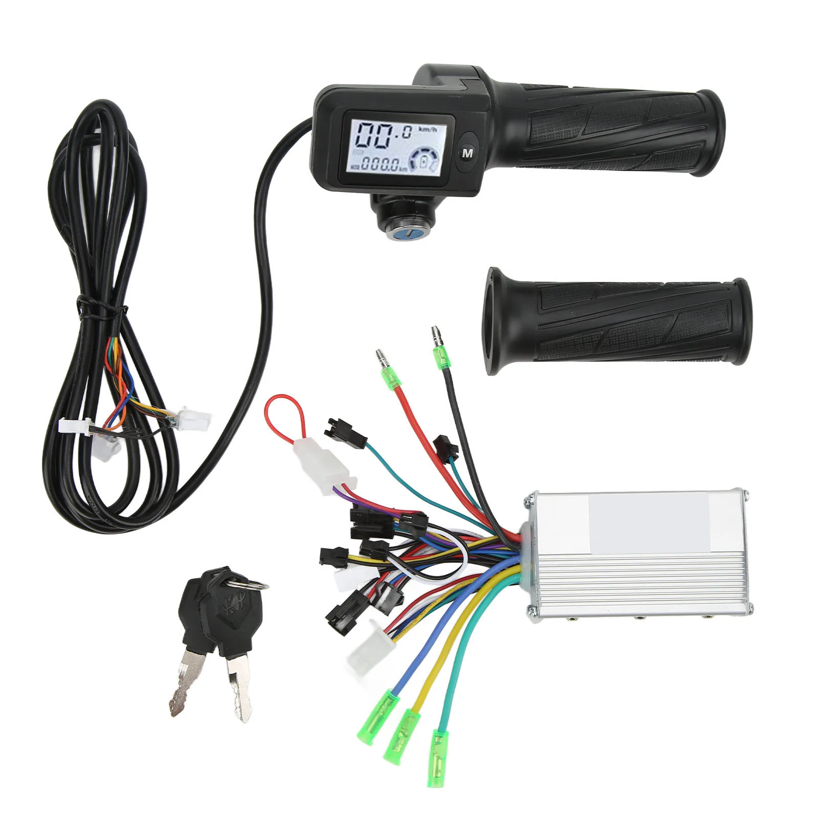 

36V/48V 350W Dual Voltage Brushless Electric Bike Controller with 13A Current Limit and Enhanced Safety Features