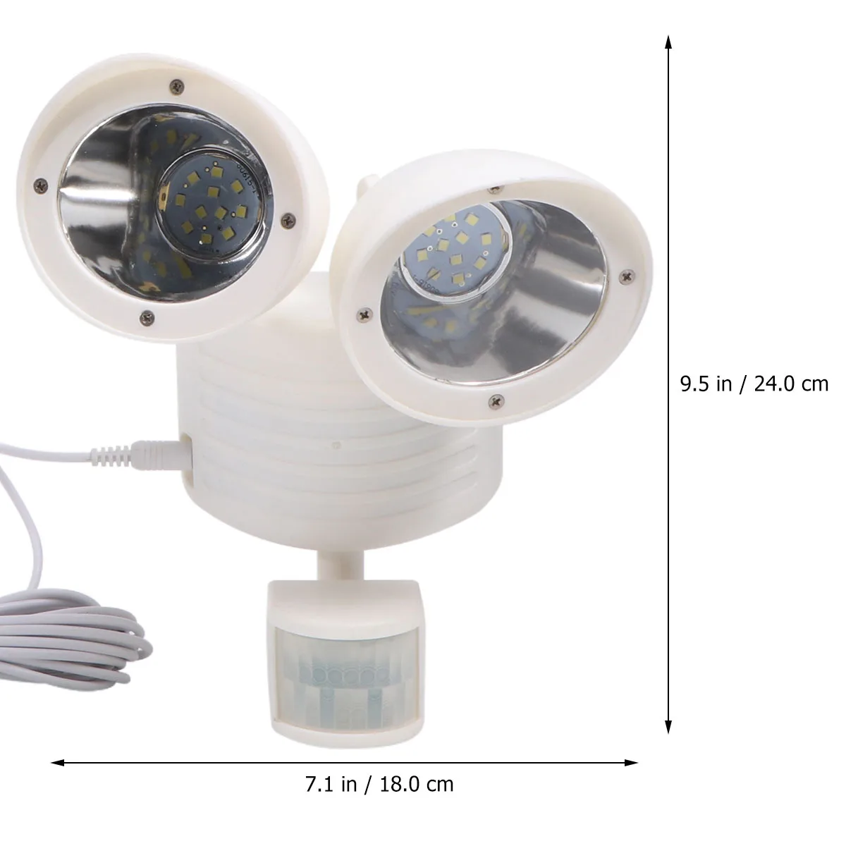 

Double Head Solar Spotlight Waterproof Outdoor Garden Wall Lamp Durable Solar Light for Lawn Landscape Lighting