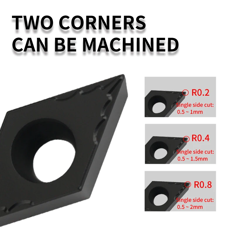 Imagem -04 - Insert-lâmina de Aço Dctm com Inserção de Carboneto para Cutter Externo Cortador Cnc Ferramenta de Torno tm tm tf y