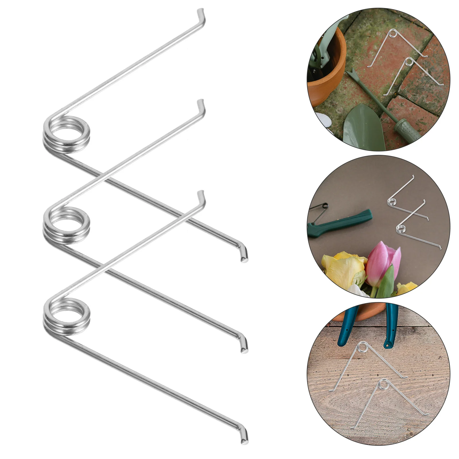 

10pcs Stainless Steel Spring Replacement For Pruning Shears Garden Clippers Branch Pruner Trimming Tool Parts Gardening