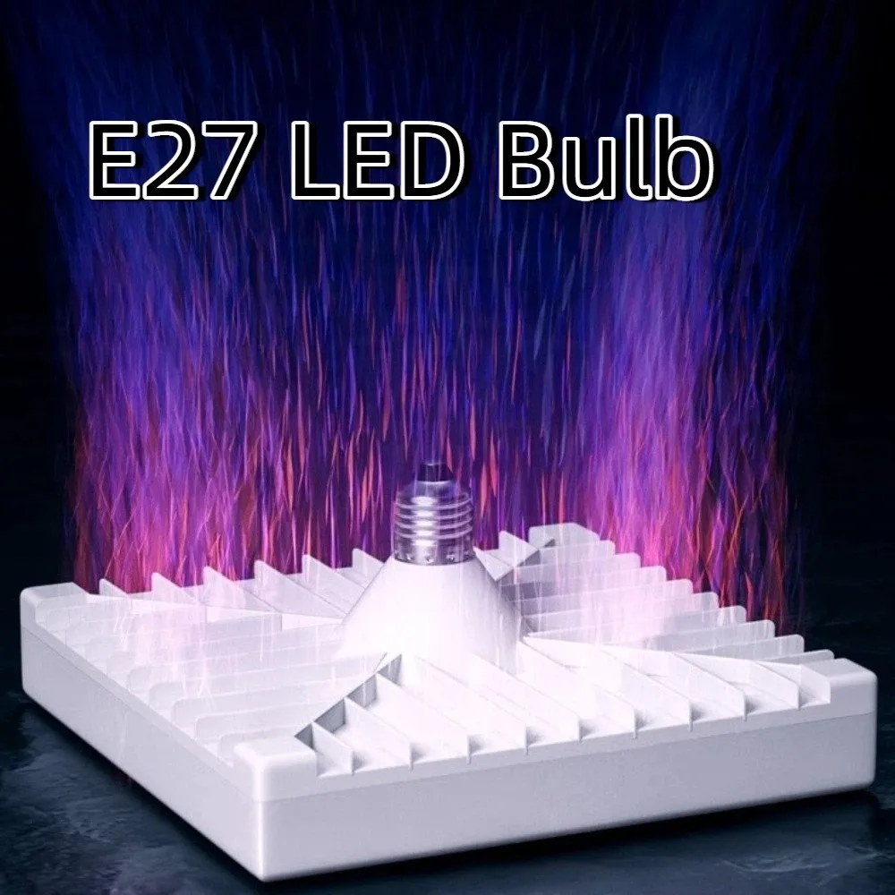 Modern Design 20/30/40/60/80W Square LED Ceiling Lamp Waterproof Energy Saving E27 LED Bulb Super Bright Spotlight Garage