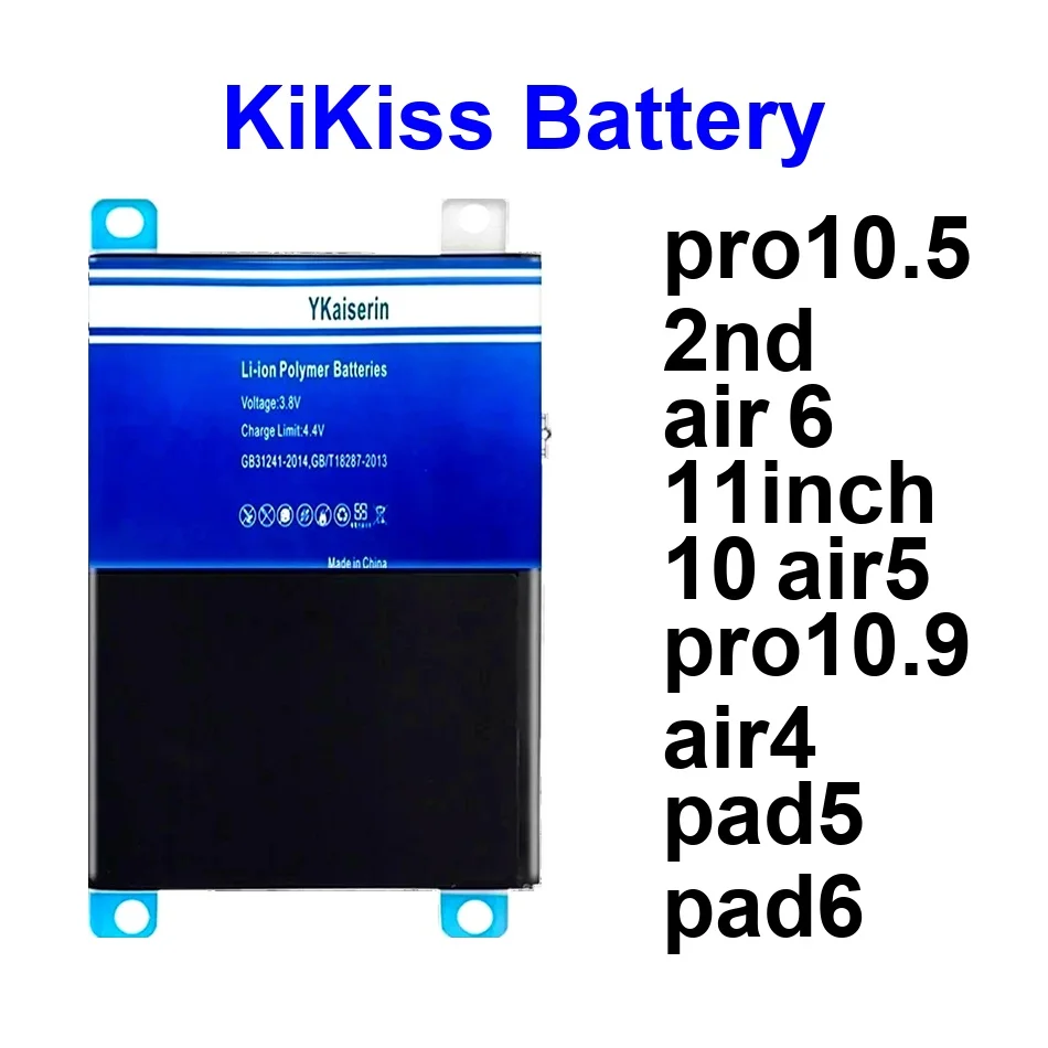 

Tablet Battery Safe Pro10.9 AIR4 PAD6 PAD5 6400-11000Mah For Apple Ipad 1 2 5 6 10 Air 4TH 5TH 3 4 11 Pro 2019 2ND 2020