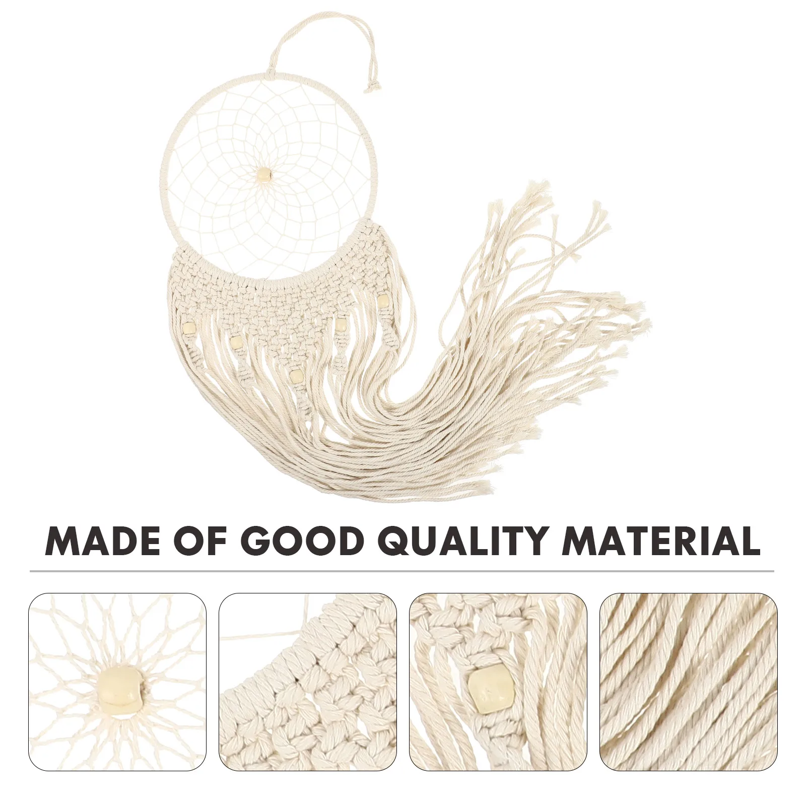 

Dreamcatcher Hanging Pendant Tassel Tapestry Hand-Woven Living Room Bedroom Wall Decor for Home Office Woven Dreamcatcher