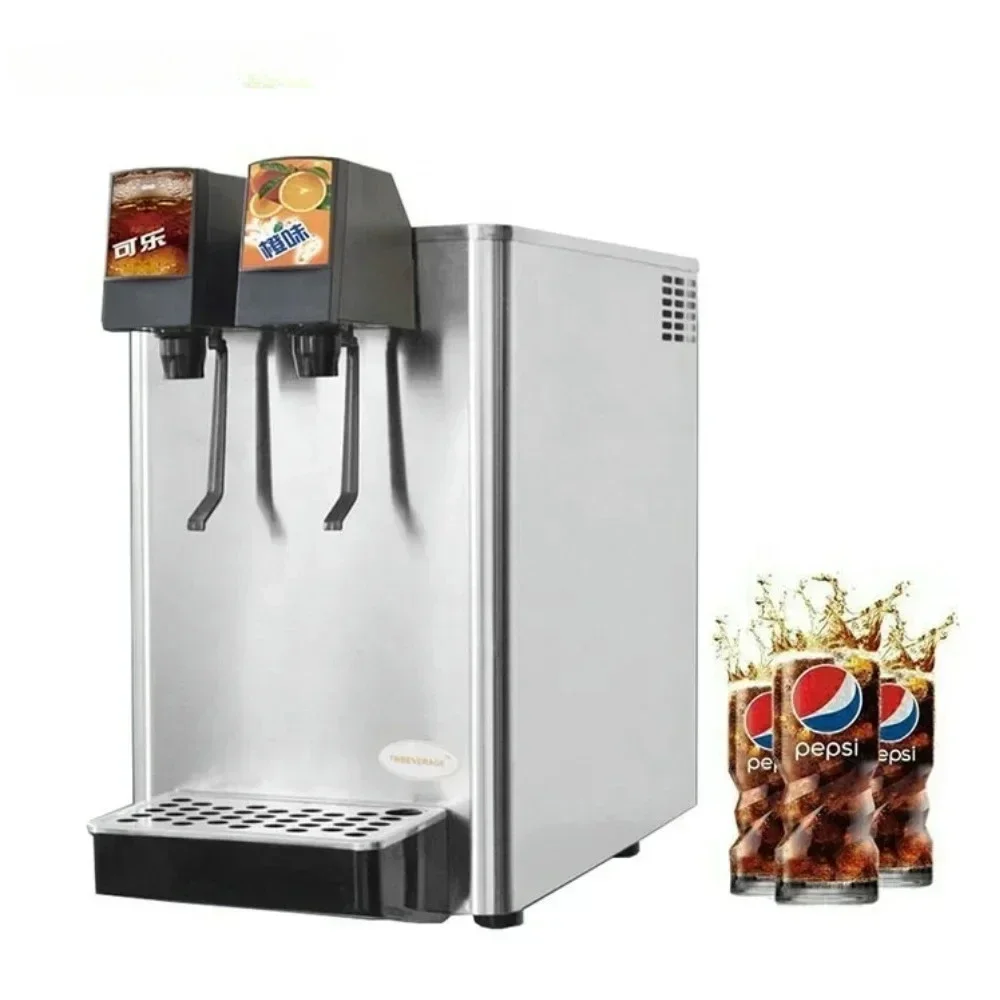 stainless steel high quality post mix soda fountain dispenser machine with bag in box syurp or tank syrup for soda cola beverage