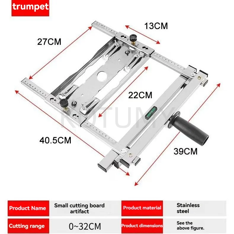 Woodworking Circular Saw Guide Rail System，Cutting Machine Edge Guide Positioner,Woodworking Board Cutter