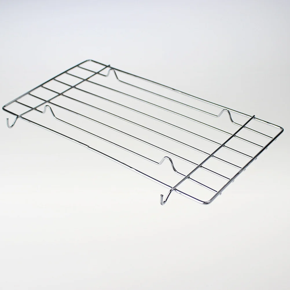 Premium Square BBQ Grill Metal Multi-Purpose Wire Netting Barbecue Wire Mesh Baking Rack BBQ Tool (255x15x15cm)