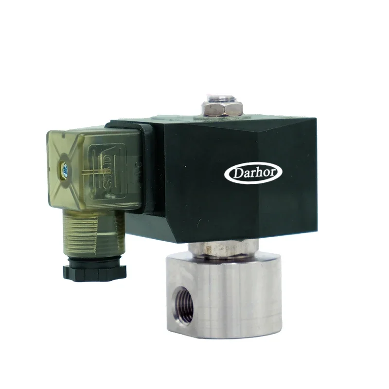 

1/8"NPT 1/4"NPT stainless steel 304 direct acting normally closed high pressure solenoid valve for gas water