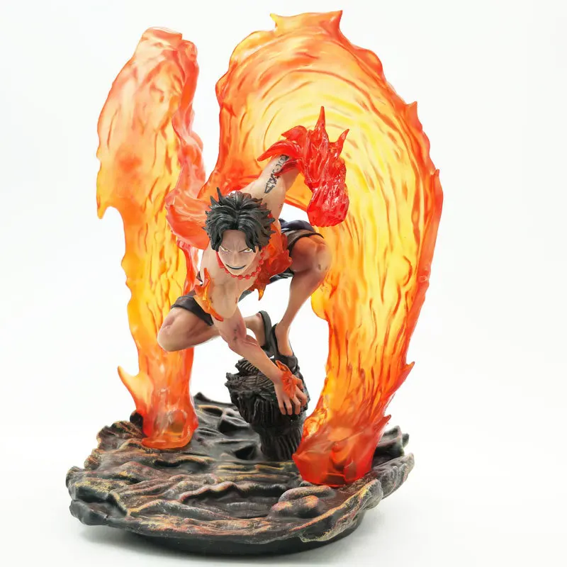 Anime One Piece Ace Portgas D Ace fy Sabo Fire Fist PVC Action Figure Model Toy Collectible Figurine Doll Gift for Baby