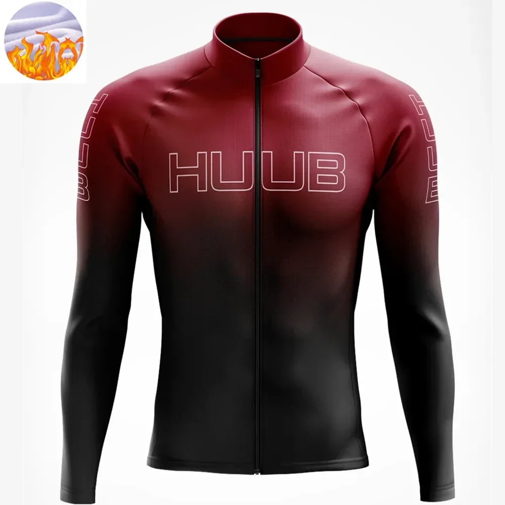 

Ribble Weldtite Men Long Sleeves Cycling Jersey Breathable MTB Racing Bike Uniform Ropa Ciclismo Bicycle winter fleece Jack