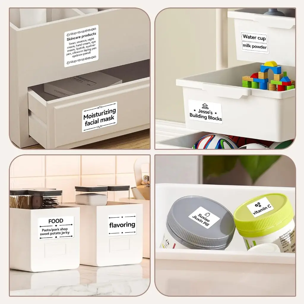 Niimbot White Label Paper Roll Thermal Self-adhesive Labels Printer Stickers For Niimbot B1 B21 B3S D110 Mini Portable Printer