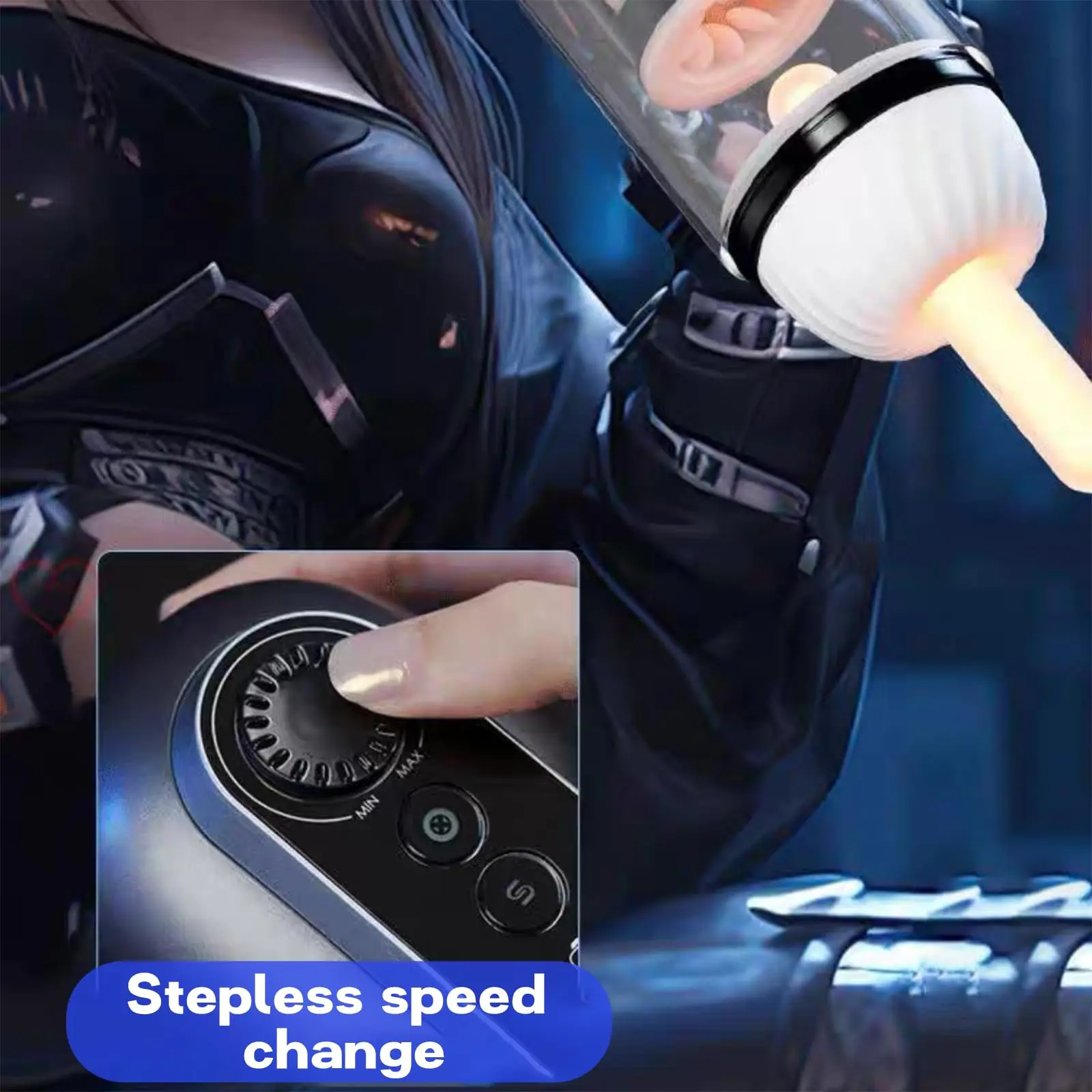 Male Masturbators Cup Sex Toy Men Pocket Pussy for Men Male Masterbator Sucking & Thrusting & Vibrating Modes Suction P