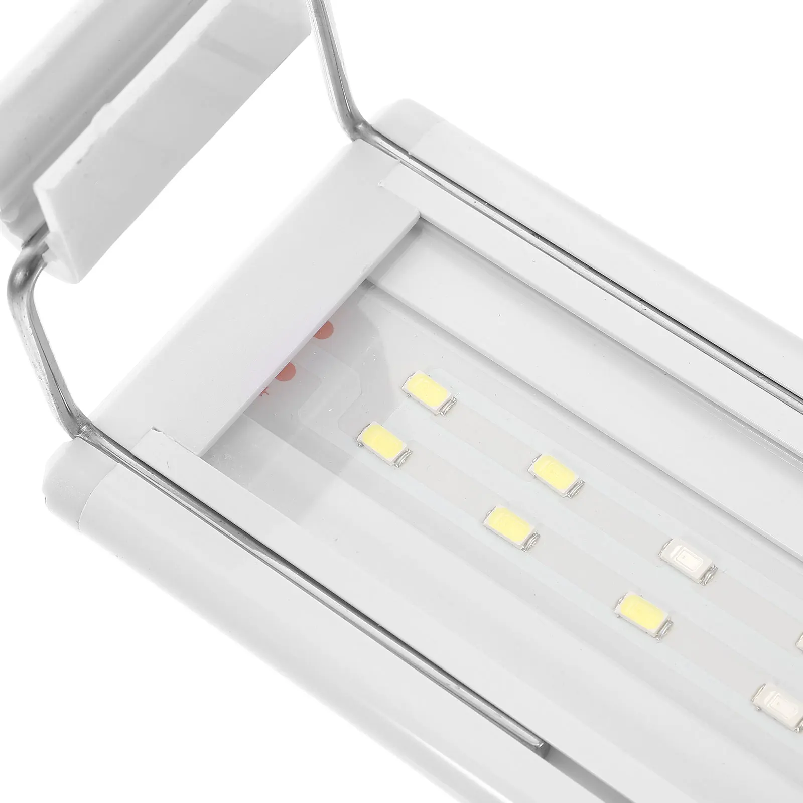 

Aquarium St Light Fish Tank Lamp White Plant Lighting Holder Full LED Lights Acrylic Sheet Easy Clean Pet Supplies