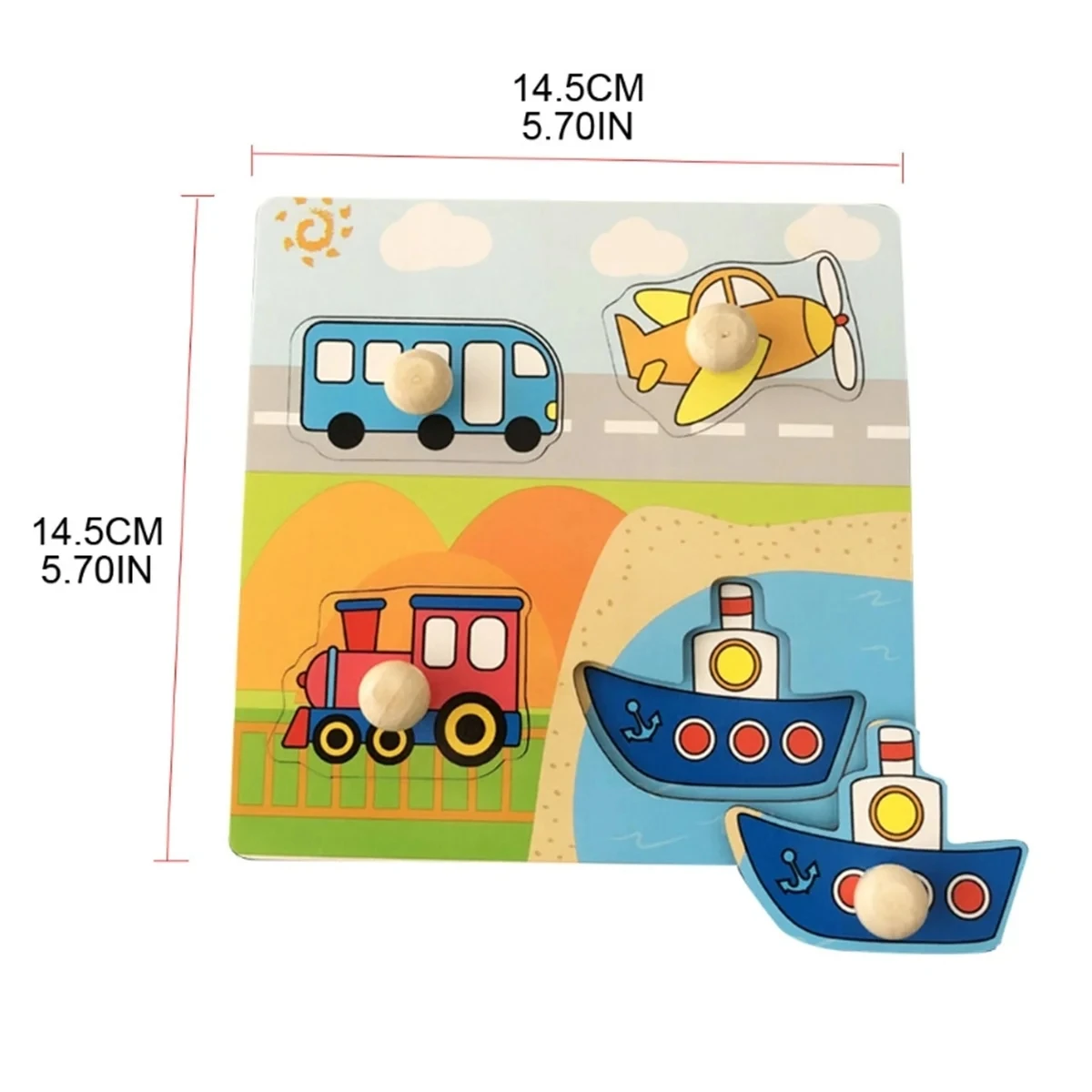 Zabawki dla dzieci Montessori 3D drewniane puzzle dla dzieci zarysowania dłoni Puzzle dla dzieci wczesna edukacja edukacja owoce zabawka poznawcza