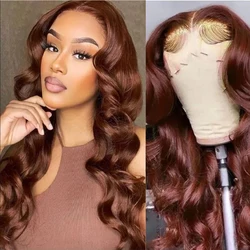 Dark highlight Transparent Lace Frontal Human Hair Wigs 13x4 360 13x6