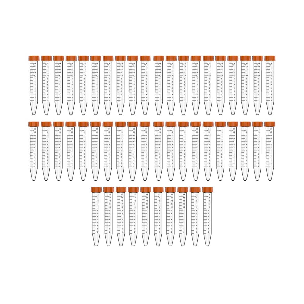 

Лампа диаметром 15 мл, стерильные трубки 50 шт. с герметичными винтовыми колпачками, конические трубки с градуировкой черного цвета