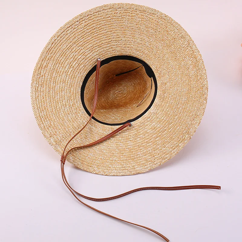 WeMe New Summer Belt Strap Straw Hat High Quality Panama Hat