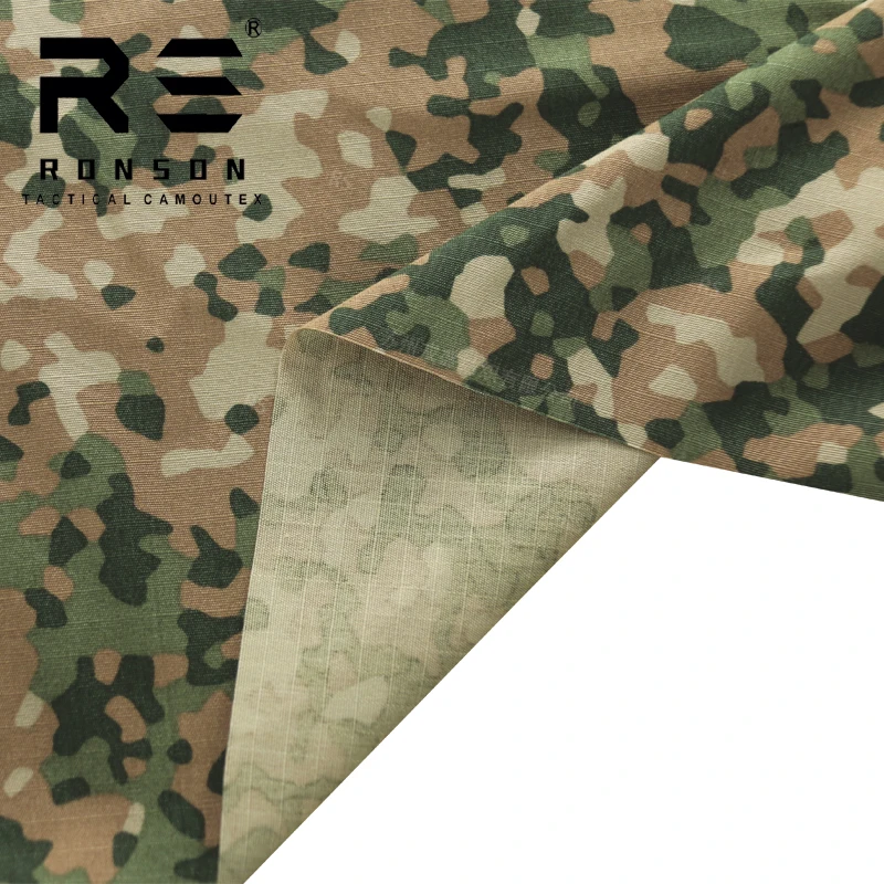 hot sale 50% Nylon 50% Cotton  fabric Netherlands camo