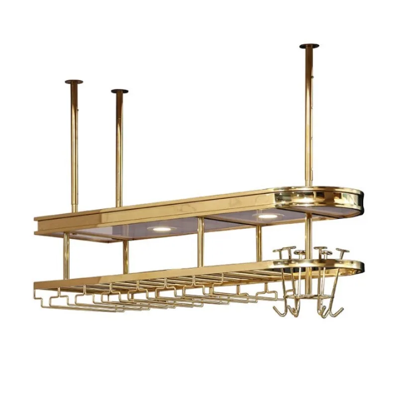 

Hanging wine glass rack