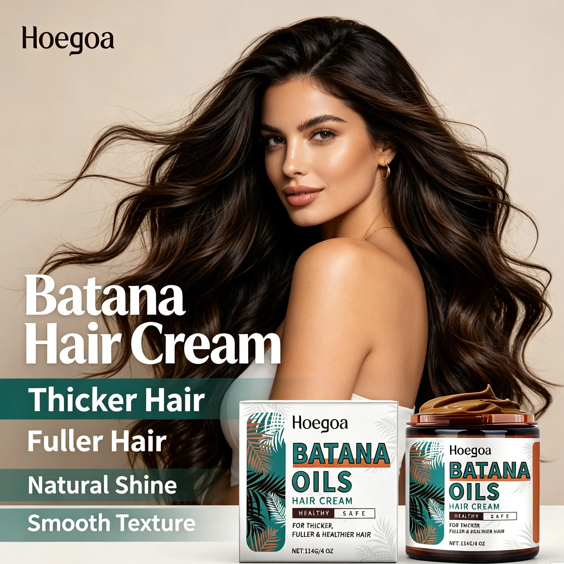Hair Care For Hair Fall - كريم نمو الشعر بزيت الباتانا الطبيعي،