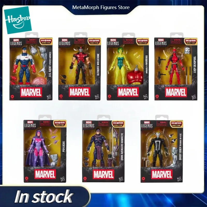 【pre-sale】hasbro-marvel-us-agent-ultimate-wolverine-marrina-lady-deadpool-psylocke-ghost-rioer-dark-avengers-hawkeye-figure
