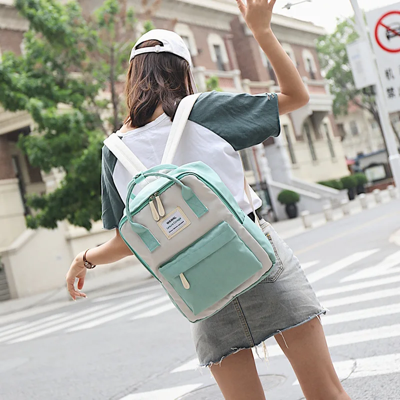 Multifunction Women Backpack Fashion Youth Korean Style Shoulder Bag Laptop Schoolbags For Teenager Girls Boys Travel 5 Color