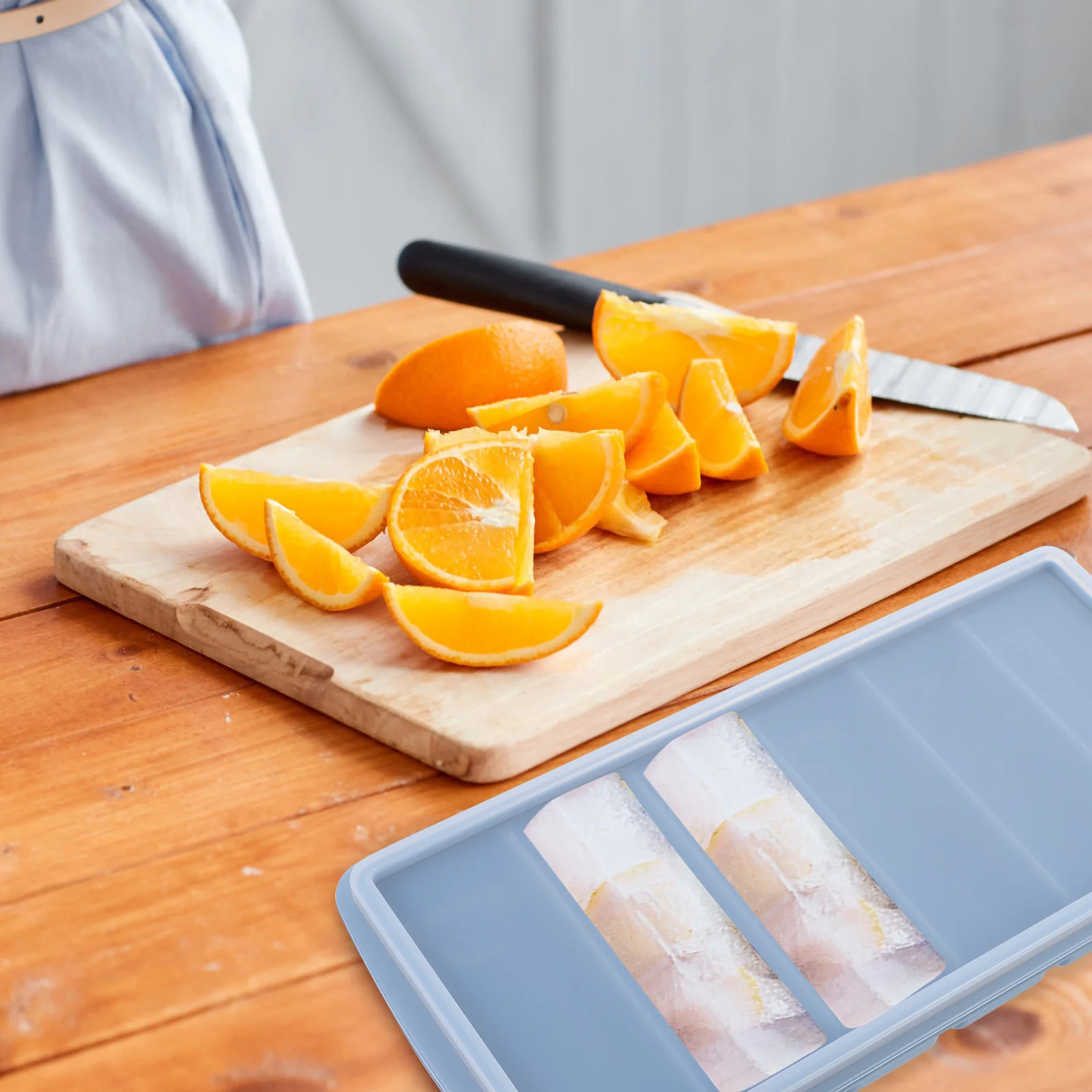 1Pcs 6 Grids Ice Cube Maker Tray High Quality Material Easy to Use and Clean for Home Bar Hotel Ice Cube Makers