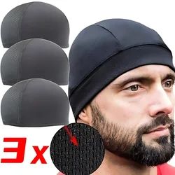 Bisiklet Kask Şapka İç Kapak Nefes Çabuk kuruyan Motosiklet Balaclavas Kask Bere Kap Açık Spor Motor Kask Şapka