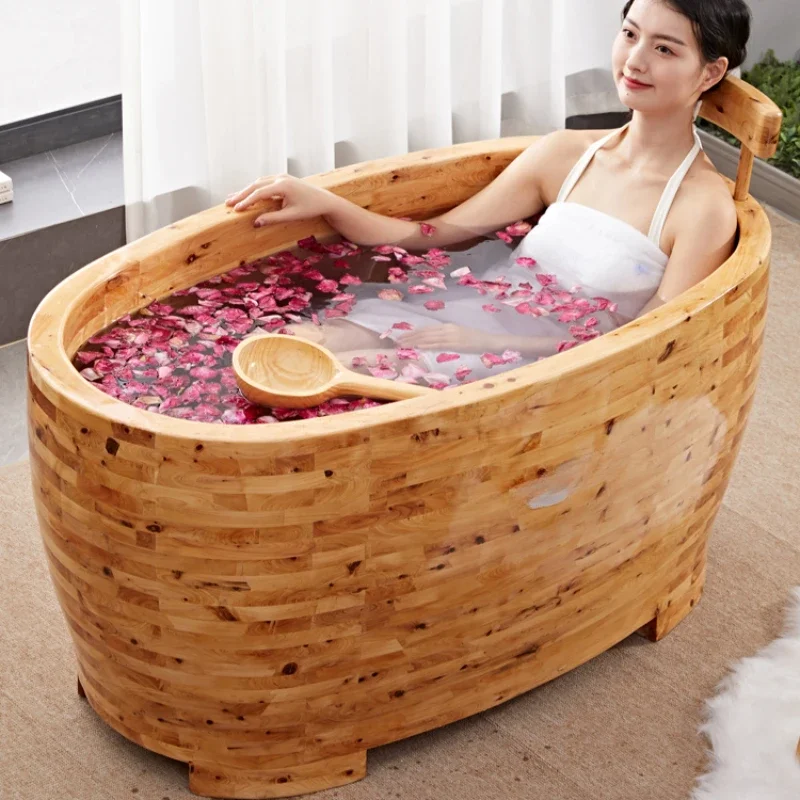 

Adult wooden bath tub