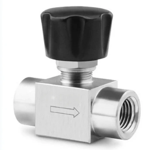 SS-20KF4 Stainless Steel Integral Valve Cap Needle Valve 1/4 in. Internal Thread FNPT 0.09Cv