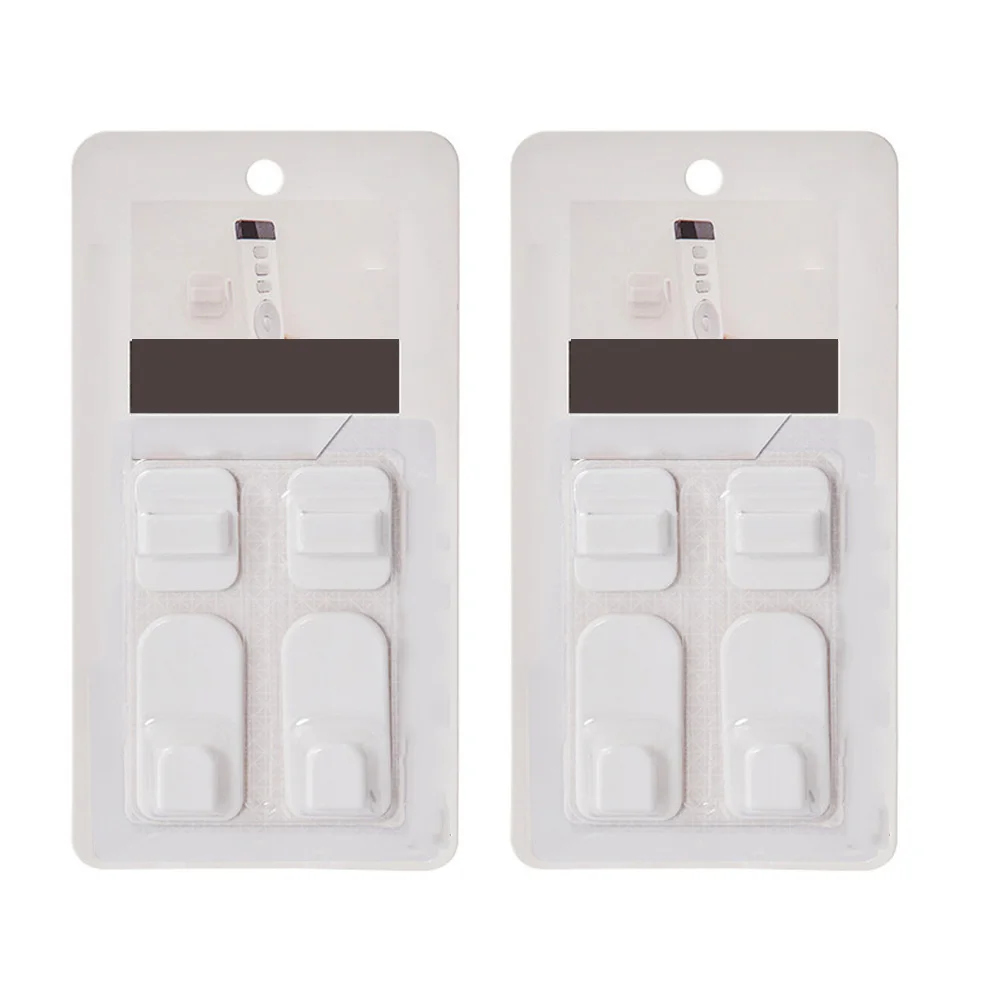 Flat-Surface Remote Control Holder Set with Strong ABS Construction for Living Room TV Area to Maintain Order and Accessibility