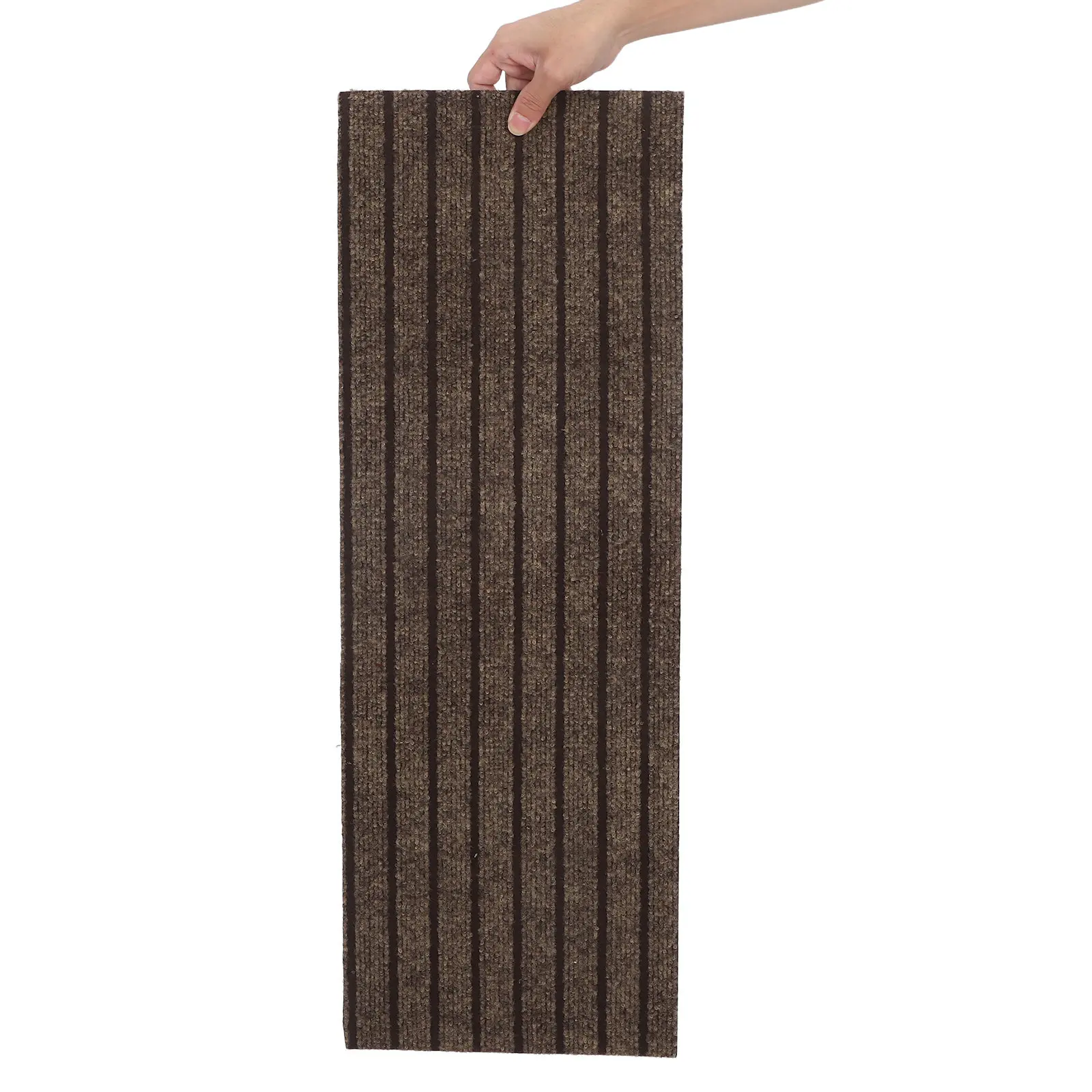 

2Pcs Non-Slip Floor Mats Soft Surface 26x75cm Stair Treads for Wooden Steps Indoor Spiral Staircase Runner Carpet Stair Mats