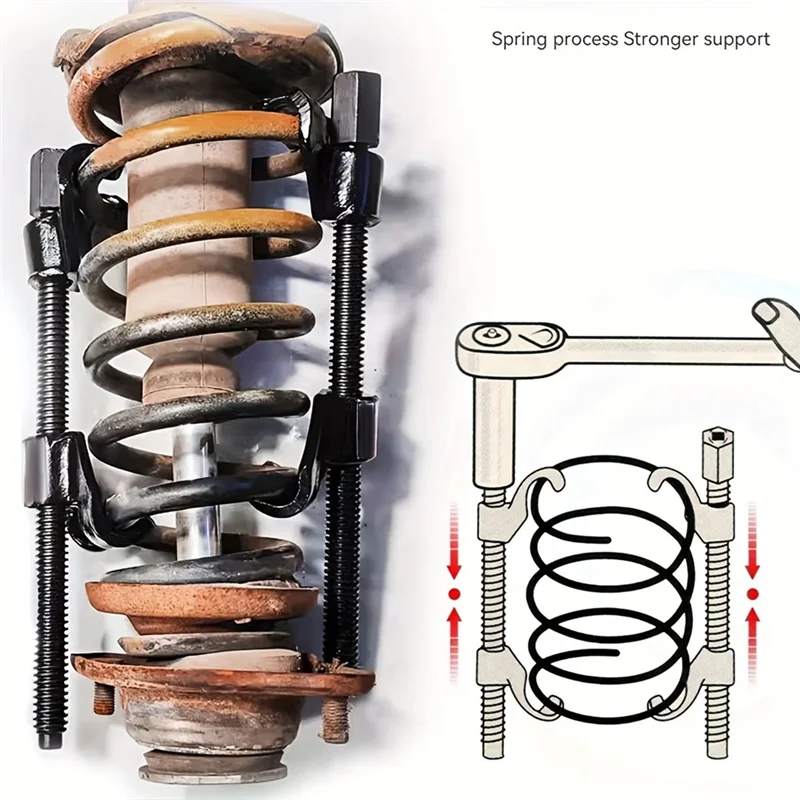 

Heavy Duty 38CM Car Suspension Spring Compressor 1/2" Drive Disassembly And Assembly Tool To Compress Coil Spring