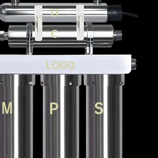 S89 10-Inch Stainless Steel 12W Large Flow Multi-Stage Electric Water Purifier US/EU Plug Household Multi-Use Alkaline
