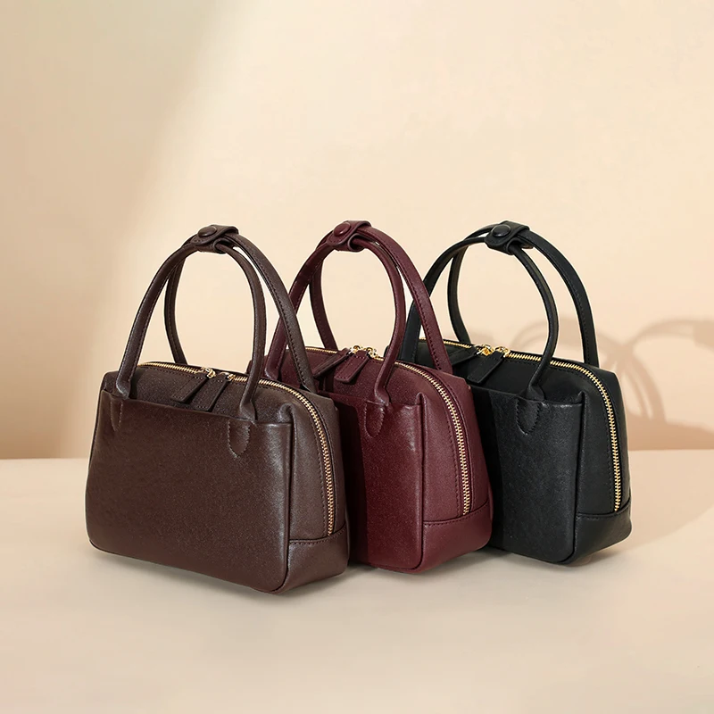 

Cowhide Genuine Leather Handbags for Women Fashion Top-grain leather Shoulder Bag Female Luxury Designer Crossbody Tote Bags